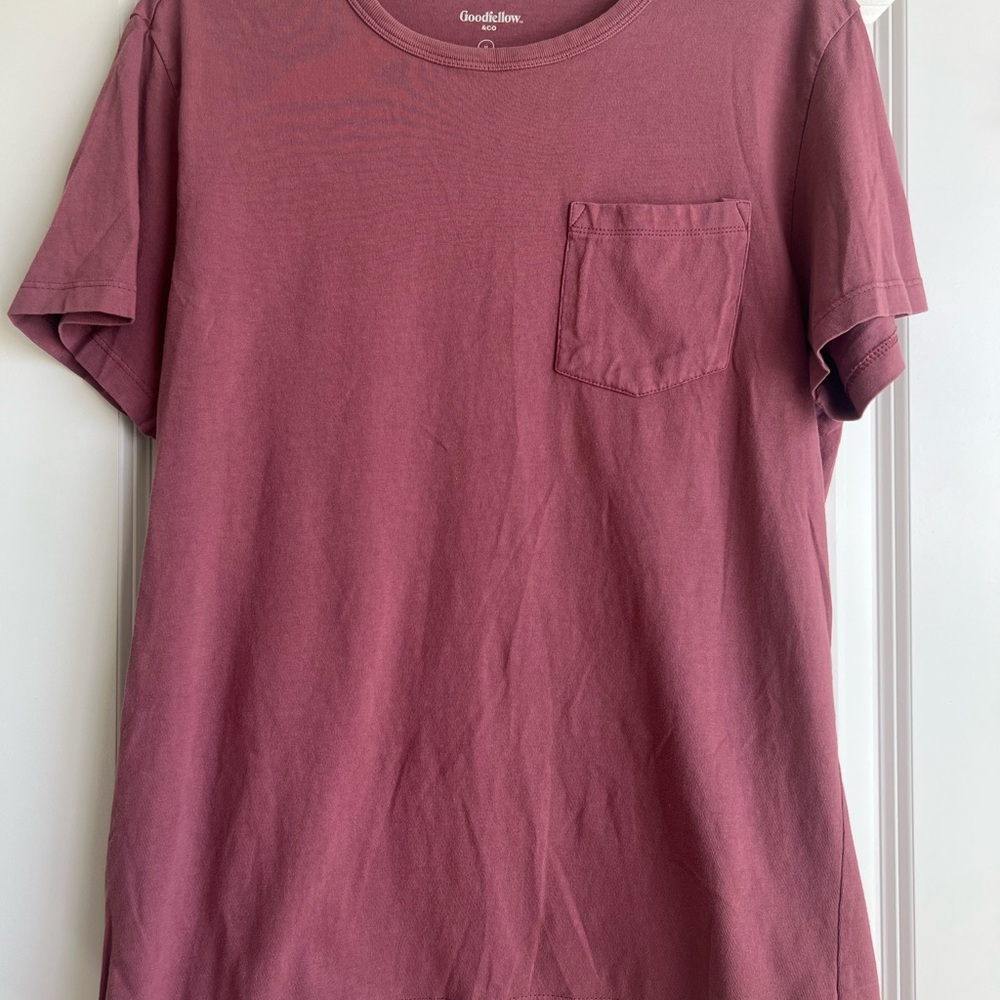 Goodfellow & Co Men's Burgundy Short Sleeve Tee